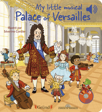 Kniha My little musical Palace of Versailles Émilie Collet