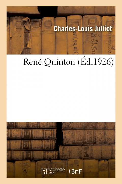 Книга Rene Quinton Charles-Louis Julliot
