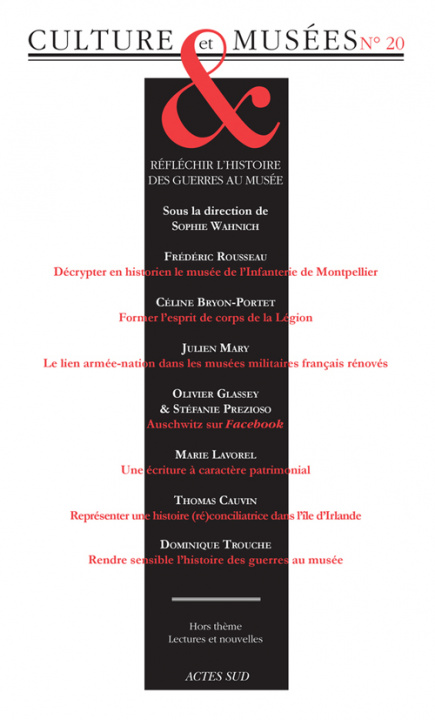 Knjiga Revue culture et musées n° 20 