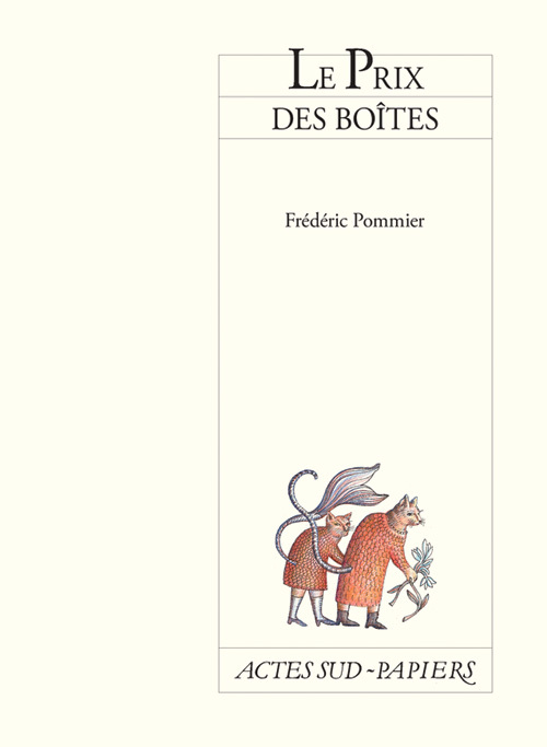 Kniha Le Prix des boîtes Pommier