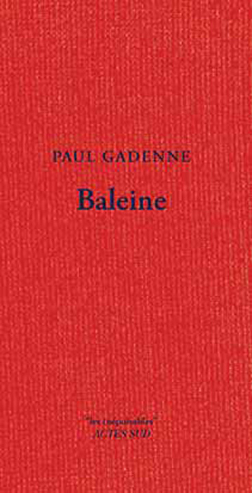 Libro Baleine Gadenne