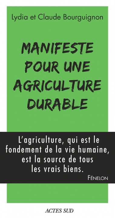 Kniha Manifeste pour une agriculture durable Bourguignon