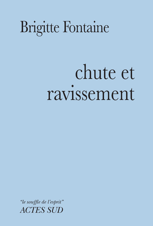 Knjiga Chute et ravissement Fontaine