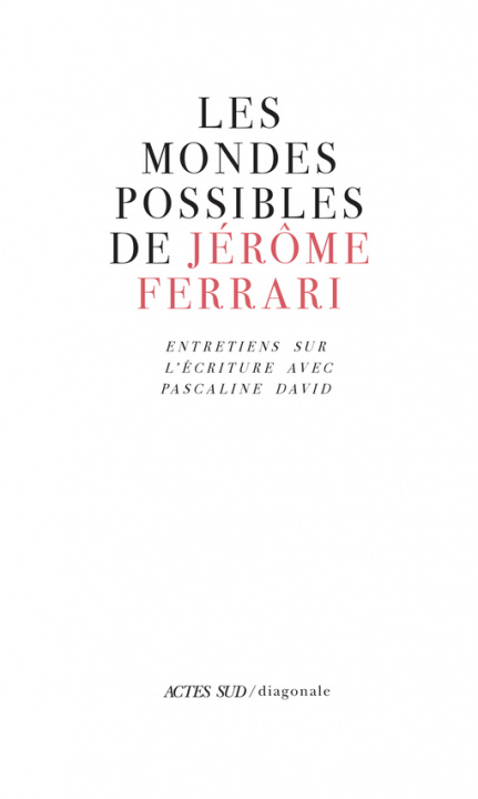 Kniha Les mondes possibles de Jérôme Ferrari David