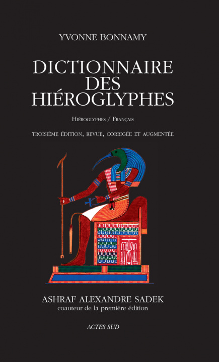 Carte Dictionnaire des hiéroglyphes BONNAMY YVONNE