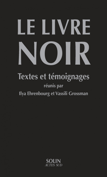 Kniha Le livre noir - Textes et témoignages Altman