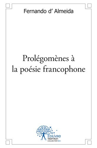 Buch Prolégomènes à la poésie francophone Almeida