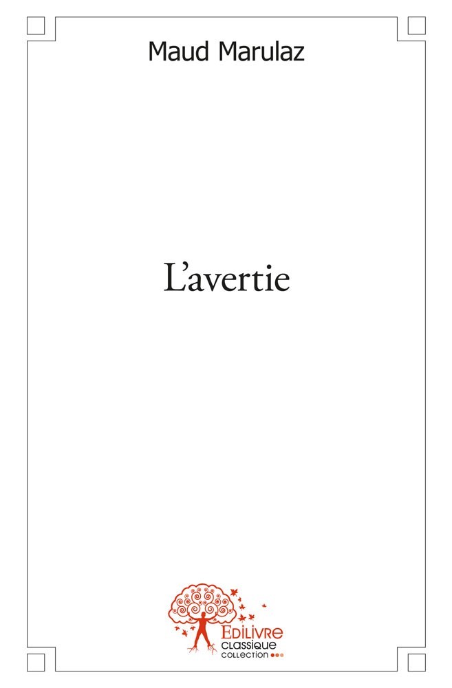 Libro L'avertie MAUD MARULAZ