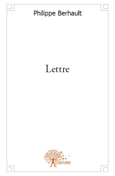 Книга Lettre PHILIPPE BERHAULT