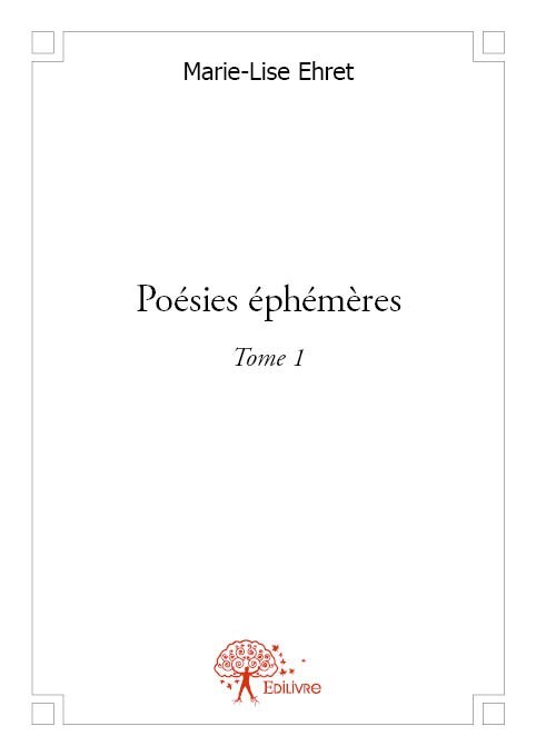 Knjiga Poésies éphémères MARIE-LISE EHRET