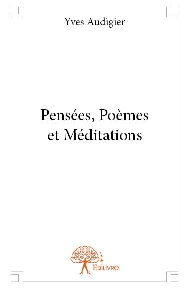 Kniha Pensées, poèmes et méditations Audigier