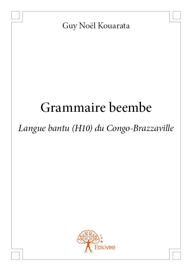 Kniha Grammaire beembe Kouarata