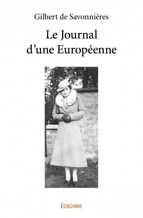 Book Le journal d'une européenne GILBERT DE SAVONNIER