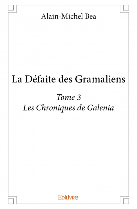 Buch La défaite des gramaliens Bea