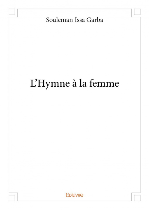 Knjiga L'hymne à la femme Souleman