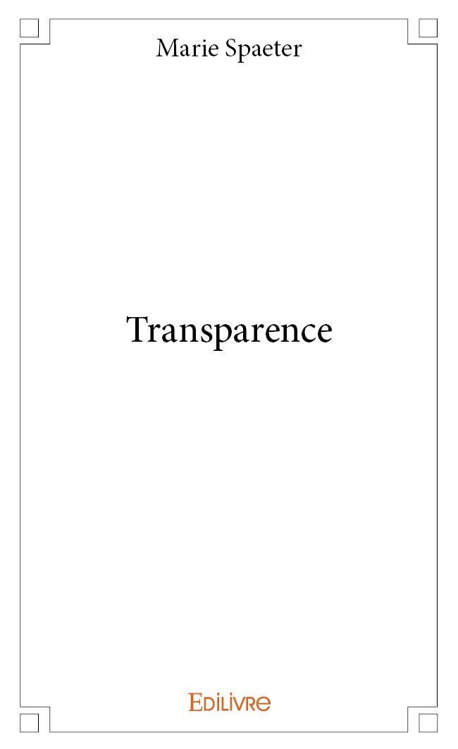 Boek Transparence Spaeter