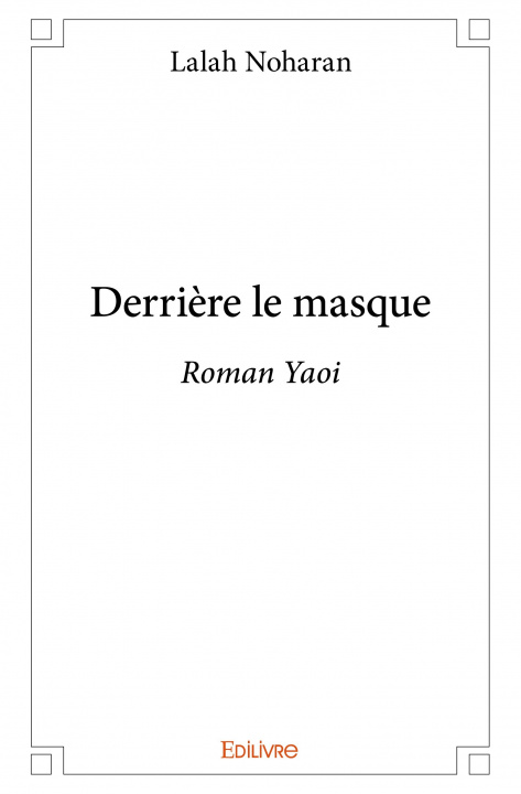 Könyv Derrière le masque Noharan