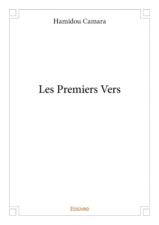 Kniha Les premiers vers Camara
