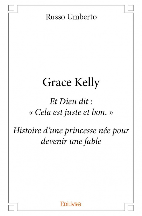 Kniha Grace kelly Russo