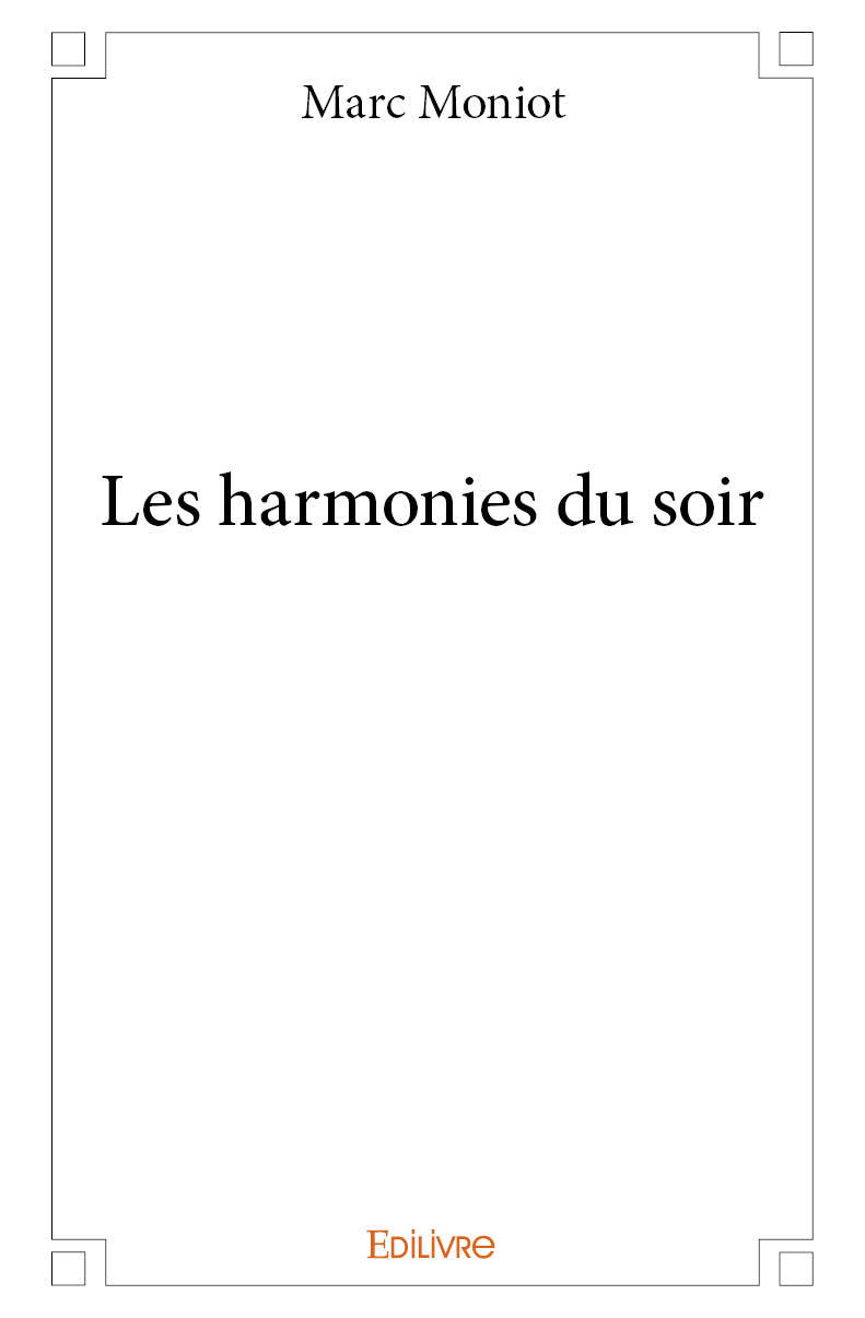 Livro Les harmonies du soir Moniot