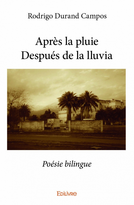 Knjiga Après la pluiedespués de la lluvia RODRIGO DURAND CAMPO