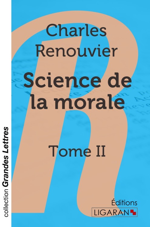Kniha Science de la morale (grands caractères) Charles Renouvier