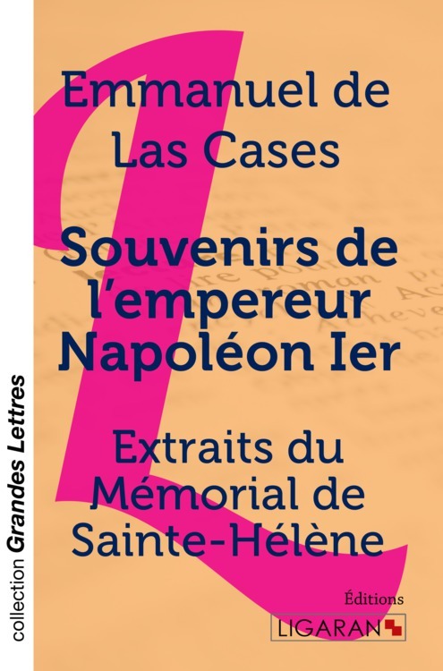Kniha Souvenirs de l'empereur Napoléon Ier (grands caractères) Emmanuel de Las Cases