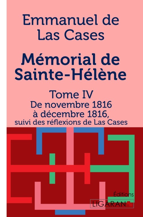 Carte Mémorial de Sainte-Hélène Emmanuel de Las Cases