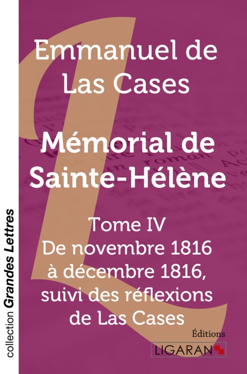 Kniha Mémorial de Sainte-Hélène (grands caractères) Emmanuel de Las Cases