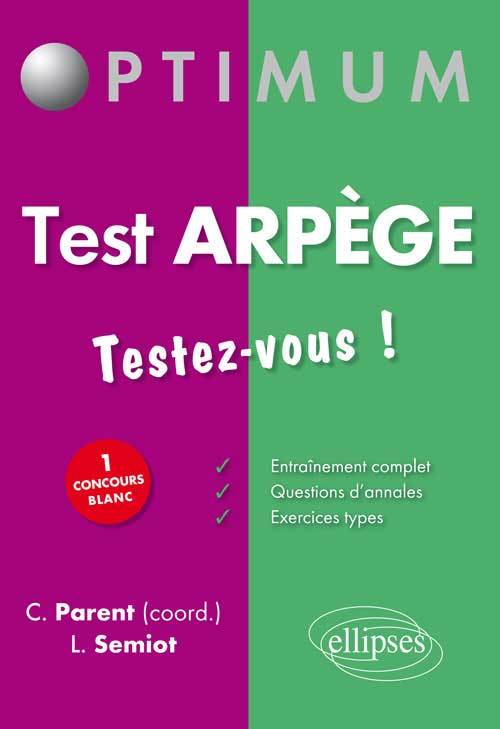 Buch Test Arpège : testez-vous ! Parent