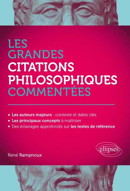 Kniha Les grandes citations philosophiques commentées Rampnoux