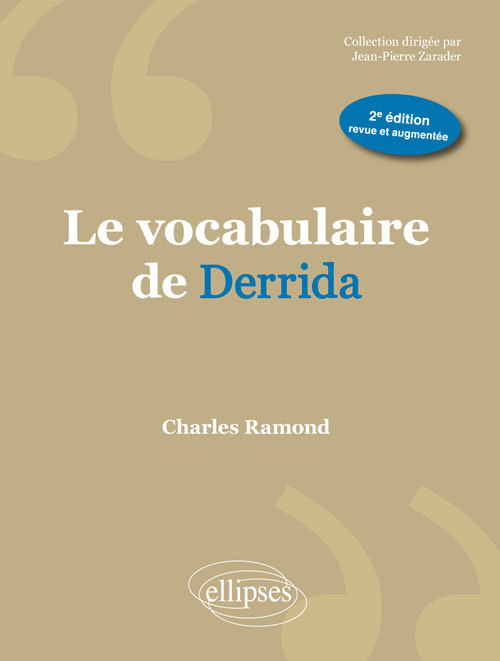 Knjiga Le vocabulaire de Derrida - 2e édition Ramond