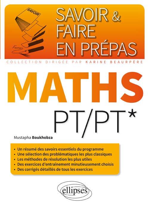 Книга Mathématiques PT Boukhobza