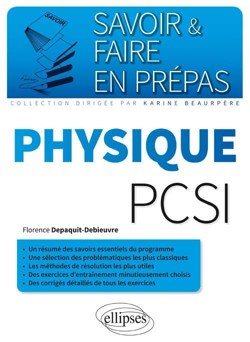 Kniha Physique PCSI Depaquit-Debieuvre