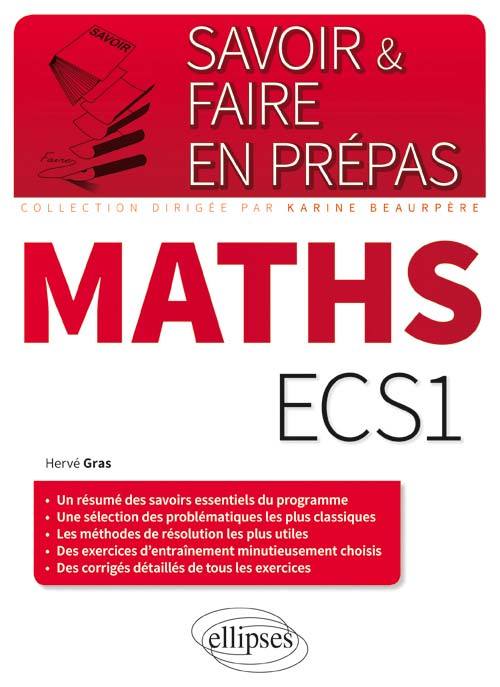 Книга Maths ECS1 Gras