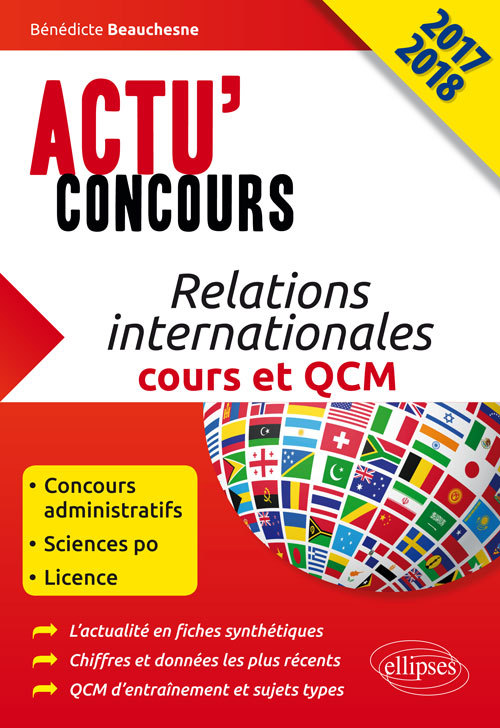 Knjiga Relations internationales - cours et QCM - concours 2017-2018 Beauchesne