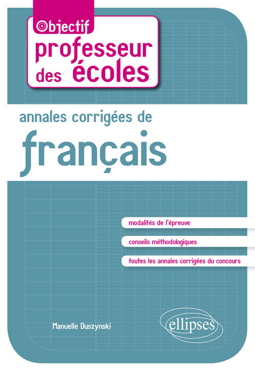 Kniha Annales corrigées de français Duszynski