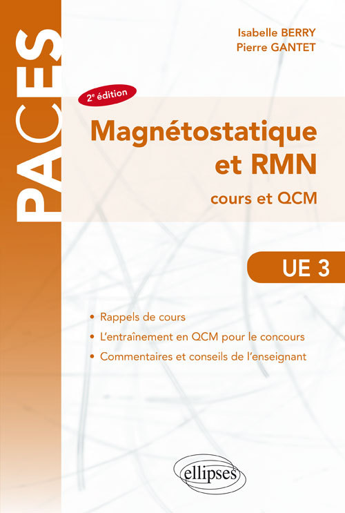 Kniha UE3 ­ Magnétostatique et RMN ­ cours et QCM - 2e édition Berry