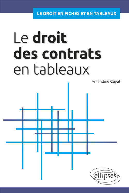 Kniha Droit des contrats en tableaux Cayol