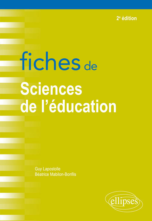 Kniha Fiches de sciences de l'éducation - 2e édition Lapostolle