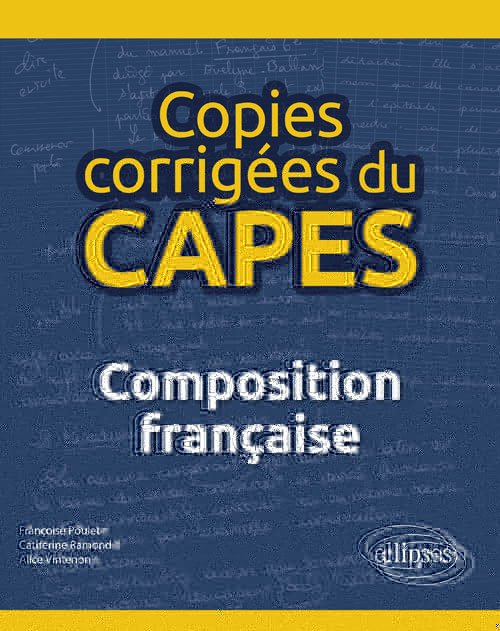 Kniha Copies corrigées du CAPES - Dissertation française Poulet