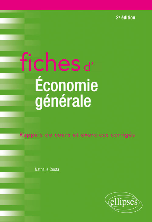 Kniha Fiches d'économie générale - 2e édition Costa
