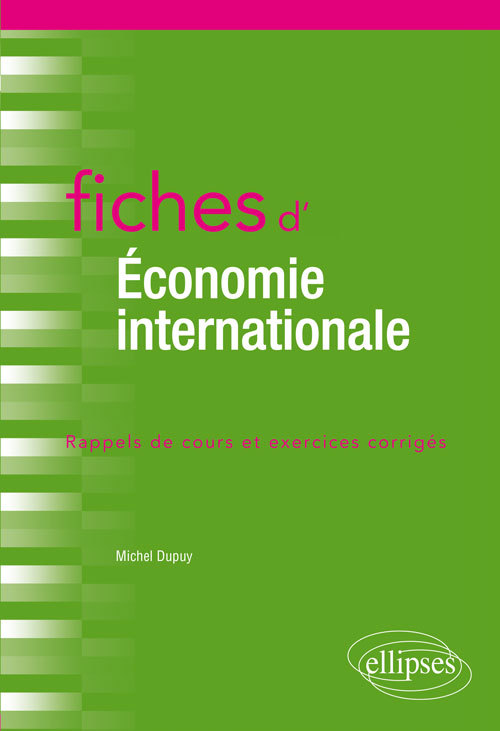 Knjiga Fiches d'économie internationale Dupuy