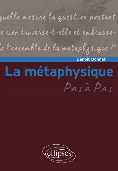 Kniha La métaphysique Donnet
