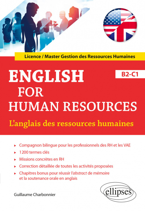 Carte English for Human Resources. L'anglais des ressources humaines. B2-C1 Charbonnier