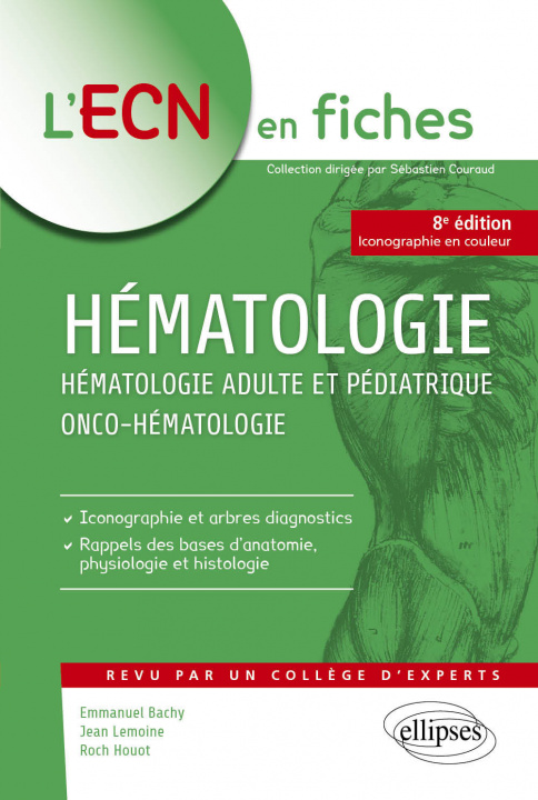 Carte Hématologie - Hématologie adulte et pédiatrique - Onco-hématologie - 8e édition Bachy