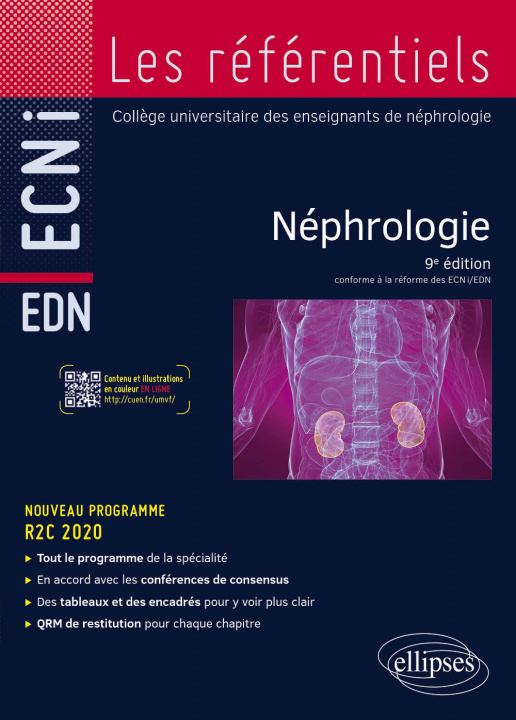 Книга Néphrologie - 9e édition - Conforme à la réforme des ECNi Collège Universitaire des Enseignants de Néphrologie