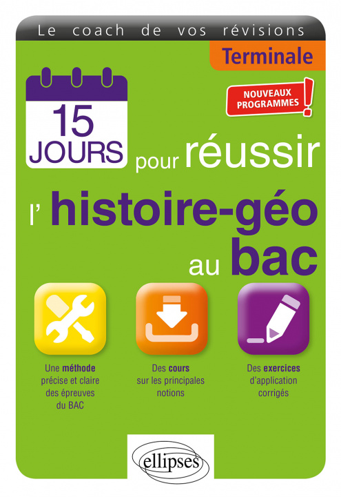 Kniha 15 jours pour réussir l’histoire-géo au bac - Terminale - Nouveaux programmes Revert