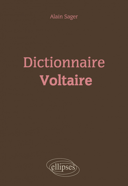 Carte Dictionnaire Voltaire Sager