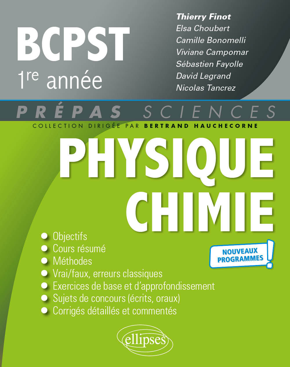 Kniha Physique-Chimie BCPST1 -  Programme 2021 Finot